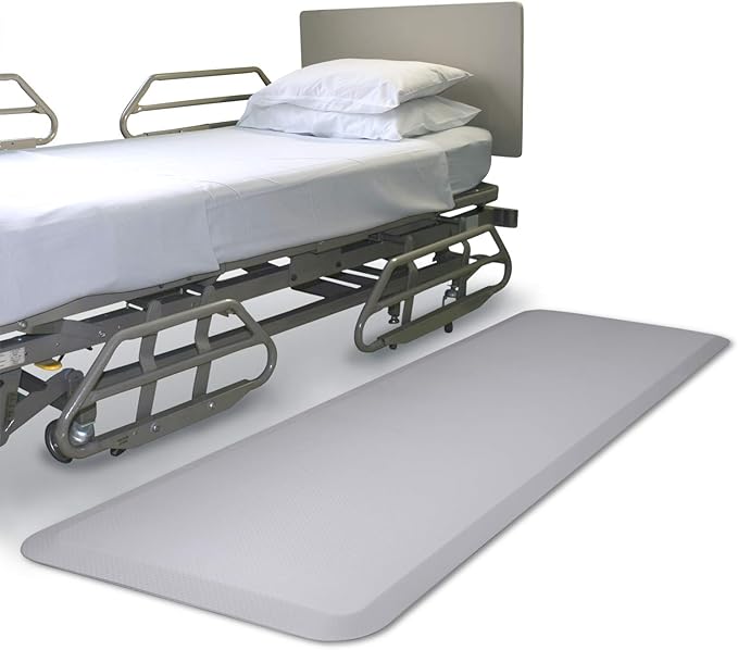 NYOrtho Bedside Fall Mat for Elderly - 70" x 24" Standard Flat Design - Non-Slip, Impact-Absorbing Foam Mat for Fall Prevention and Floor Safety - Bedside Protection Pad - 5-Pack for Seniors, Adults