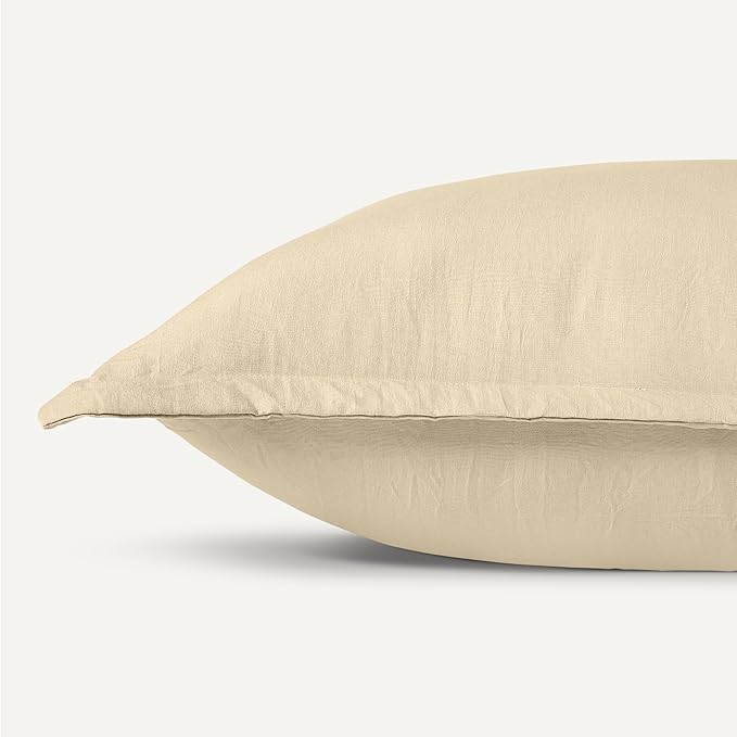 Amazon Basics Brushed Microfiber Comforter Set, Extra Soft with Natural Texture, 3-Piece, King, Beige