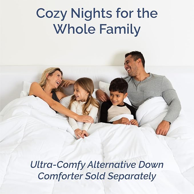 Queen 6 Piece Sheet Set - Cooling, Comfy & Breathable - Hotel Luxury Bedding, Includes Fitted Sheet for Women, Men, Kids & Teens - 1 Flat, 1 Fitted Sheet, 4 Pillowcases w/Deep Pockets - Grey Stripes