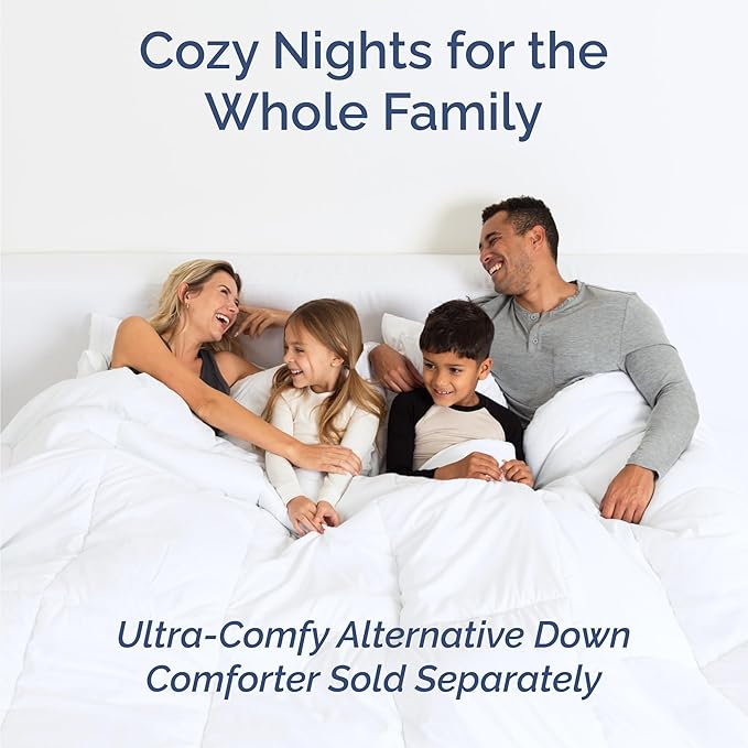 Twin 4 Piece Sheet Set - Cooling, Comfy & Breathable - Hotel Luxury Bedding, Includes Fitted Sheet for Women, Men, Kids & Teens - 1 Flat, 1 Fitted Sheet, 2 Pillowcases w/Deep Pockets - Antique White