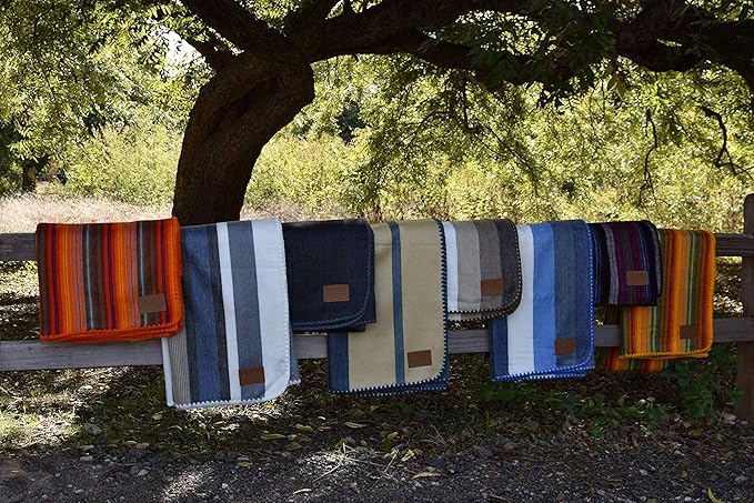 Qisu Alpaca Wool Blanket Throw | Queen, Beautiful, Warm, Stripes | 85 x 65 inches | Ultra-Soft, Hypoallergenic and Breathable | Non-Itchy or Scratchy Fabric (Red Grey Stripe)