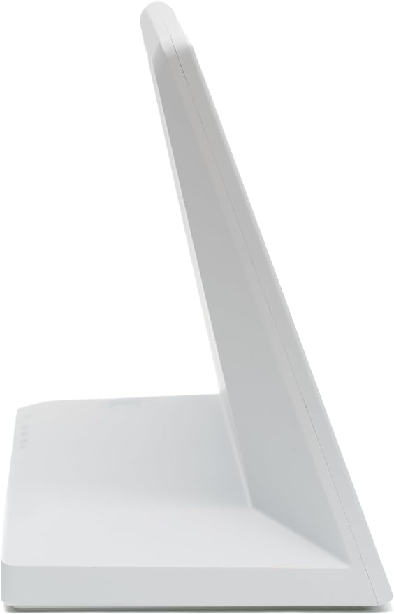 Masjidal 10" Digital Azan Clock with WiFi, Dynamic Touch Screen, Worldwide Prayer Times, Full Quran Player, Islamic Art, Streaming Halal Muslim Content: Duas, Dhikr, Surah of The Day, White (L-Shaped)