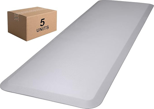 NYOrtho Bedside Fall Mat for Elderly - 70" x 24" Standard Flat Design - Non-Slip, Impact-Absorbing Foam Mat for Fall Prevention and Floor Safety - Bedside Protection Pad - 5-Pack for Seniors, Adults