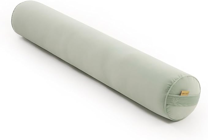 Bolster Pillow for Bed – Long Round Body Pillow for Adults, Cuddle Pillow for Sleeping, Full-Length Support,47.24 x 7.87 Inches,Celadon Green