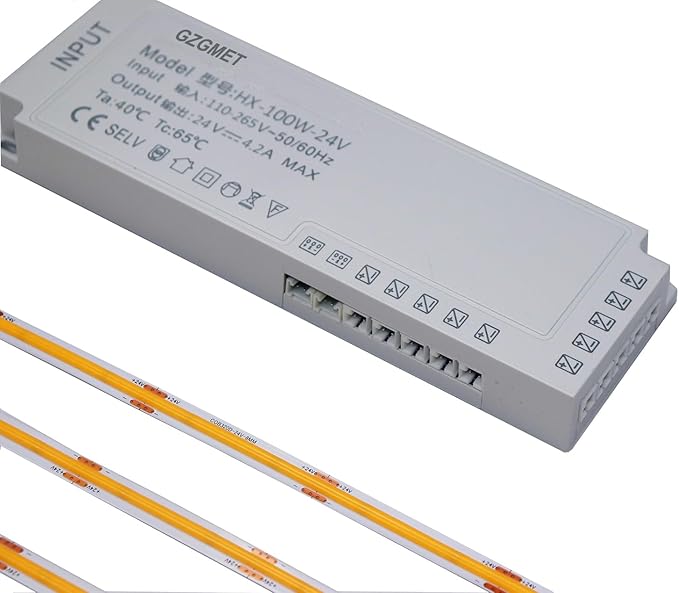 Under Cabinet Lights Kit, Ultra Thin COB LED Cabinet Strips, Bright Under Counter Lights for Kitchen, Cabinet, Counter, Workbench, Desk (Neutral White 4000K, 4 * 5Ft)