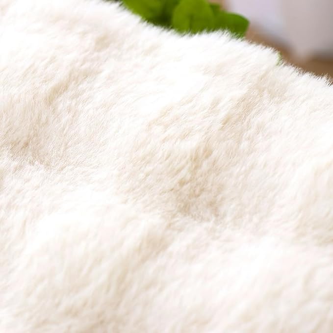 Nightstand Dust Cover Bedside Table Mat lint-Green