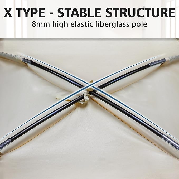 Bed Tent Bed Canopy Breathable 100% for Adult and Kids- Original Design Light Reduction 93% Sleeping Dream Tents Indoor Portable Big Space with String Light 3 Doors Twin Full Queen King Size