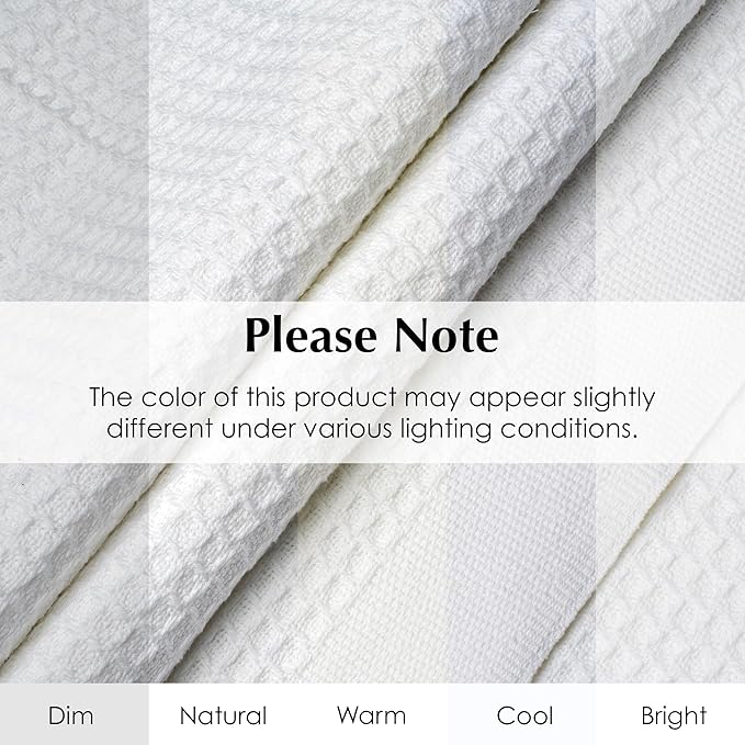 Salt Earth 100% Cotton Throw Blanket, Twin, 68"X92" Waffle Throws for Home, Bedrooms, Outdoor & Office Couch, Cozy Bed Room Decor Blankets, Christmas Blankets and Throws (White)