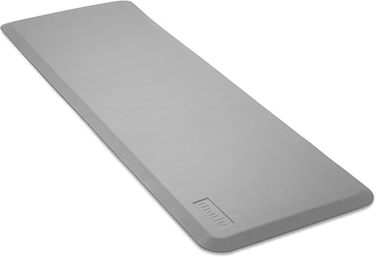 Made Medical 73" x 24" Bedside Non-Slip Fall Mat for Elderly - Fall Prevention Anti-Skid Pad with Beveled Edge Anti-Fatigue Floor Mat, Gray