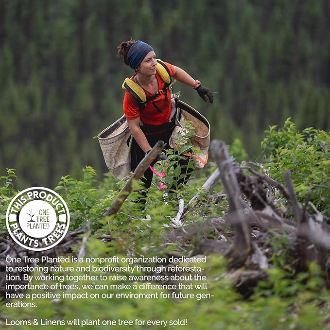 12x18 Lumbar Pillow by Looms and Linens with Down Alternative Rectangle Throw Pillow - USA Made Lumbar Pillow 18 x 12 Pack of 1